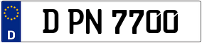 Truck License Plate